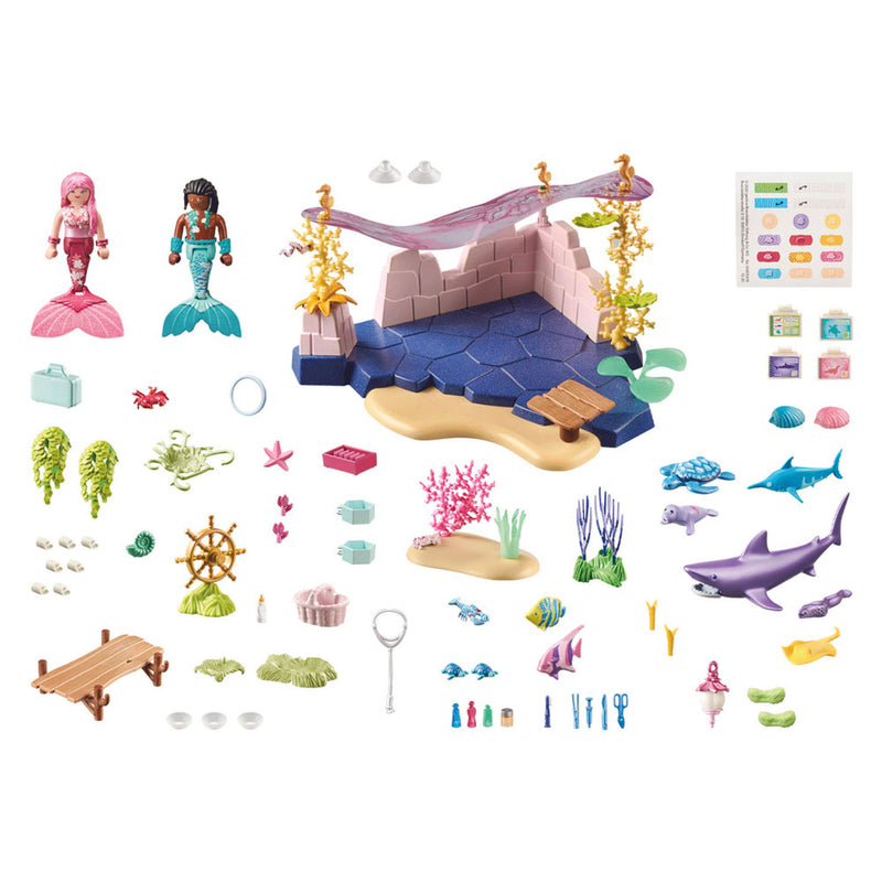 Afbeelding laden in galerijviewer, Playmobil princess magic zeemeermin dierenverzorging - 71499
