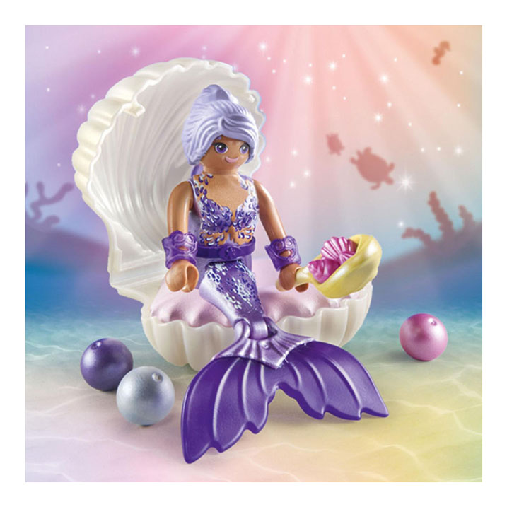Afbeelding laden in galerijviewer, Playmobil princess magic zeemeermin met parelmoer
