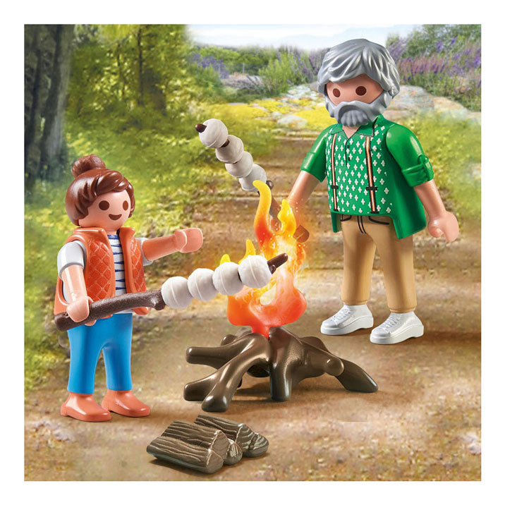 Afbeelding laden in galerijviewer, Playmobil my life kampvuur met marshmallows
