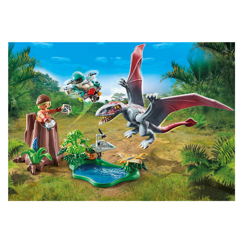 Afbeelding laden in galerijviewer, PLAYMOBIL Dinos Observatiepost voor Dimorphodon 71525
