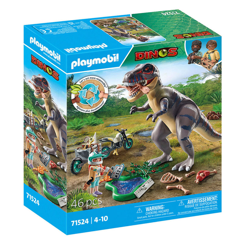 Afbeelding laden in galerijviewer, Playmobil dinos t-rex sporenonderzoek - 71524

