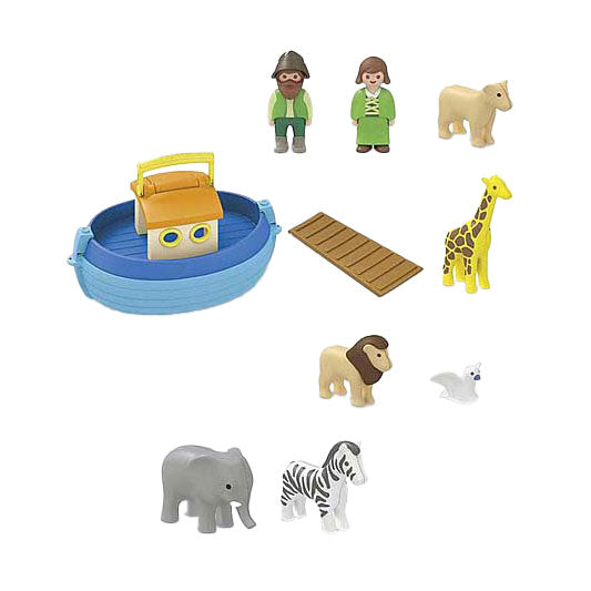 Afbeelding laden in galerijviewer, Playmobil junior meeneem ark van noach - 71681
