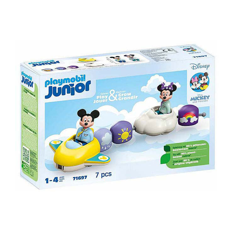 Afbeelding laden in galerijviewer, Playmobil junior mickey mouse wolkentrein - 71697
