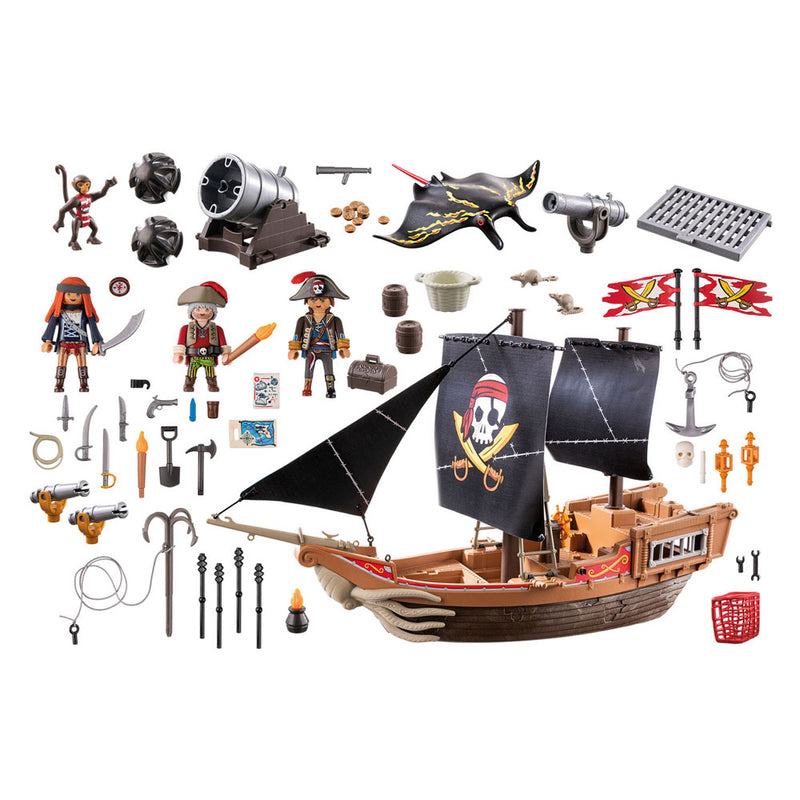 Afbeelding laden in galerijviewer, Playmobil pirates groot piratenschip - 71530
