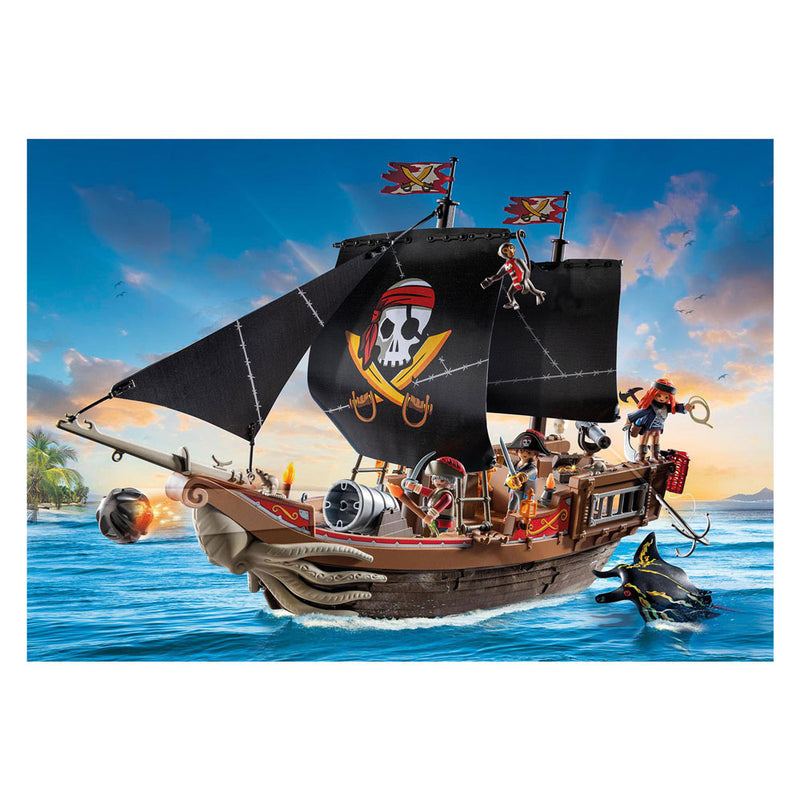 Afbeelding laden in galerijviewer, Playmobil pirates groot piratenschip - 71530
