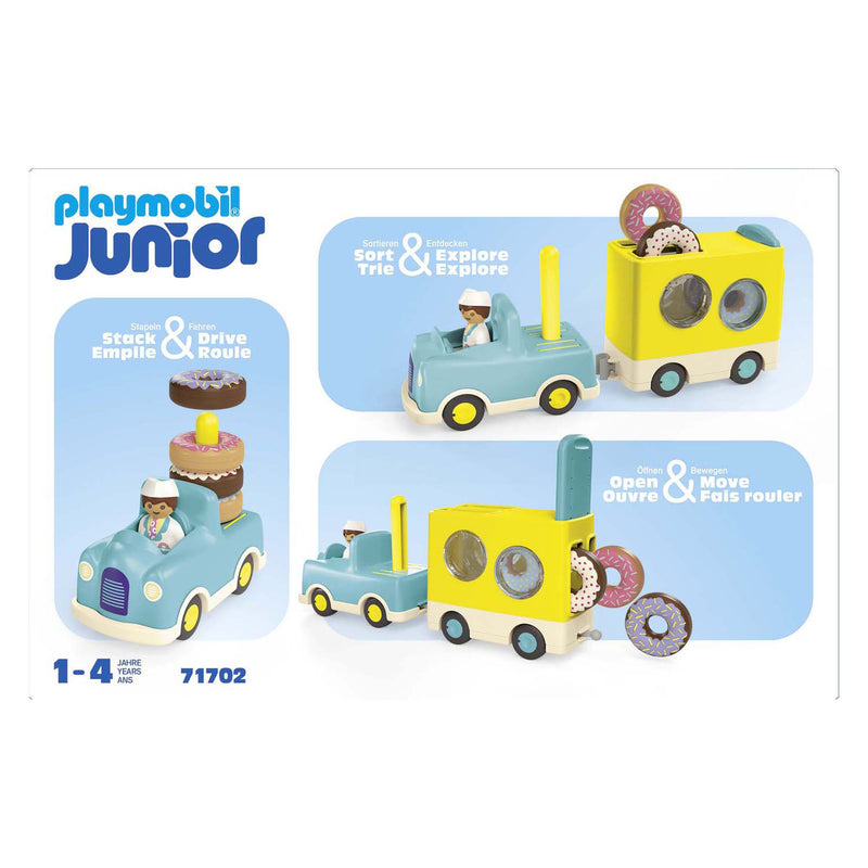 Afbeelding laden in galerijviewer, Playmobil junior donut truck - 71702
