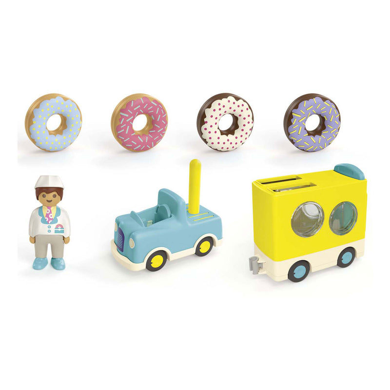 Afbeelding laden in galerijviewer, Playmobil junior donut truck - 71702
