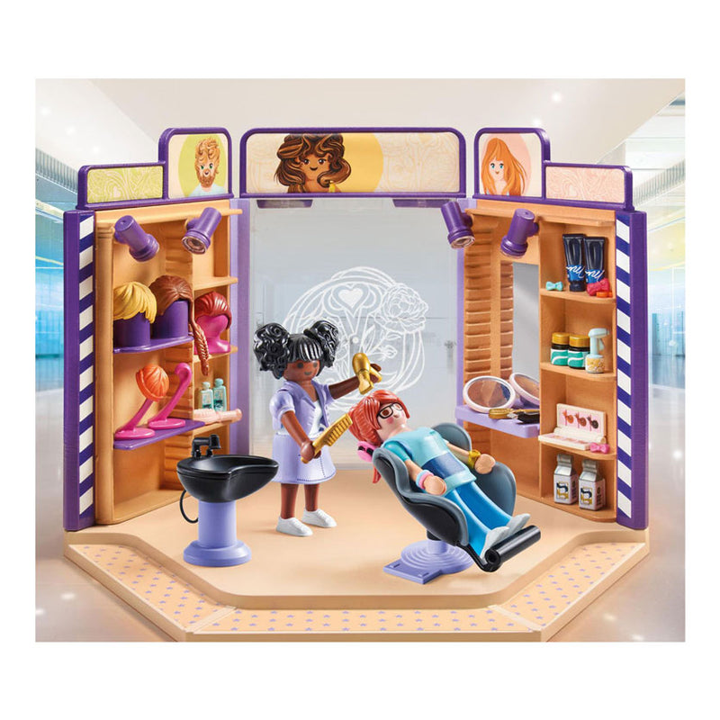 Afbeelding laden in galerijviewer, Playmobil my life kapsalon - 71535
