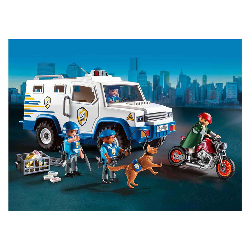 Afbeelding laden in galerijviewer, Playmobil action heroes geldtransporteur

