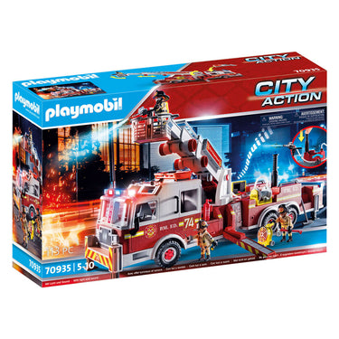 PLAYMOBIL Action Heroes Brandweerwagen: US Tower Ladder 70935