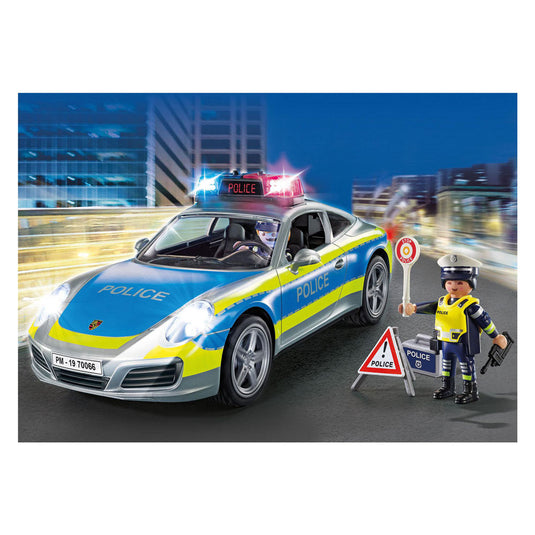 Playmobil PLAYMOBIL Porsche 911 4S Politie Wit 70066