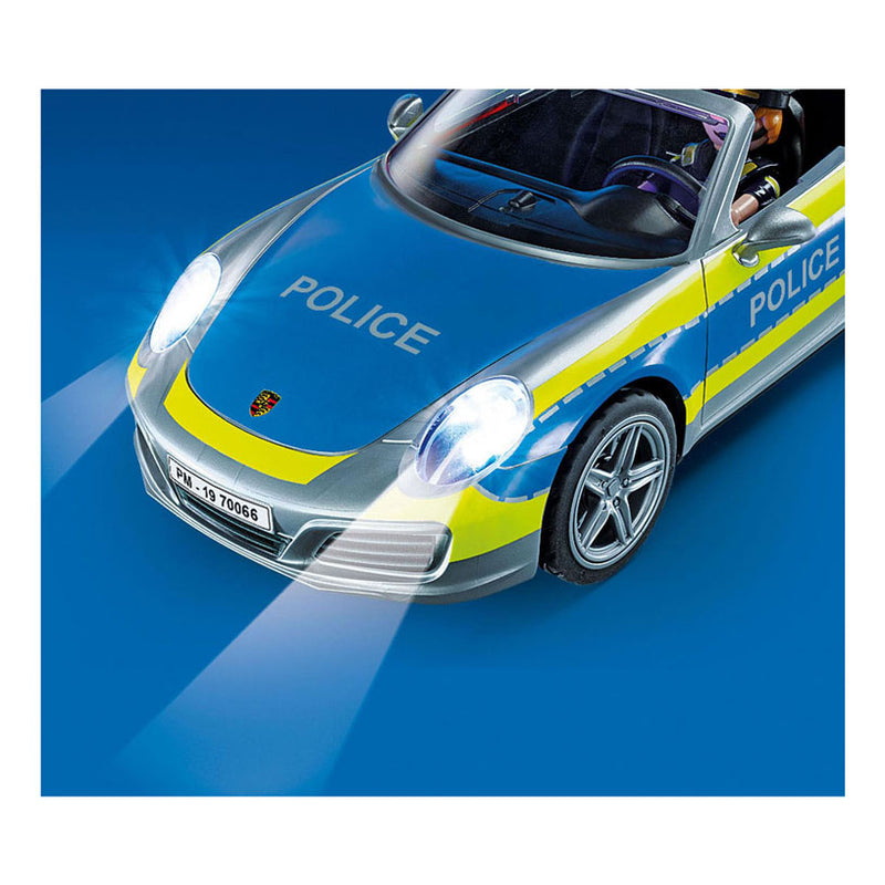 Afbeelding laden in galerijviewer, Playmobil PLAYMOBIL Porsche 911 4S Politie Wit 70066
