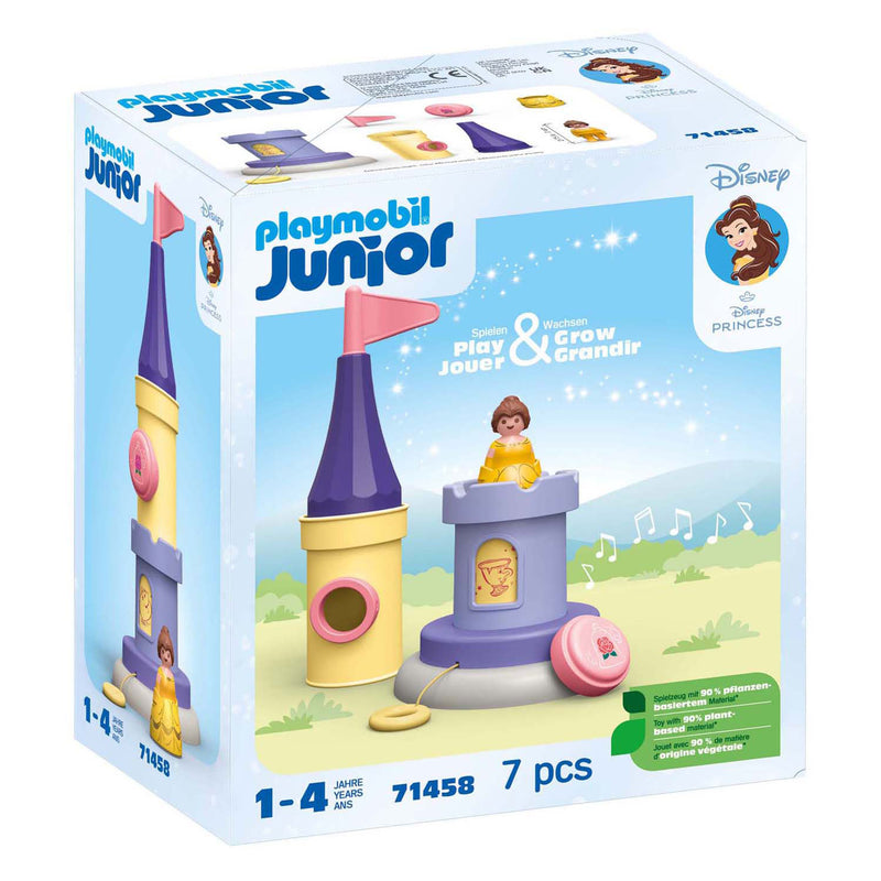 Afbeelding laden in galerijviewer, Playmobil junior disney belle's speeltoren met melodie - 71458

