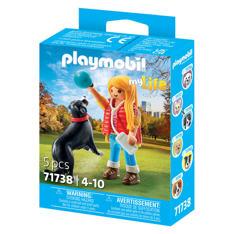 Afbeelding laden in galerijviewer, Playmobil my life vrouw met berghond
