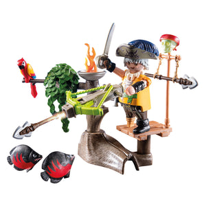 Playmobil pirates piraat met ballista