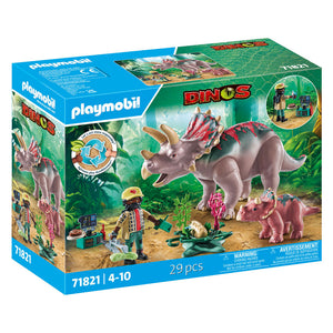 Playmobil dinos triceratops familie - 71821