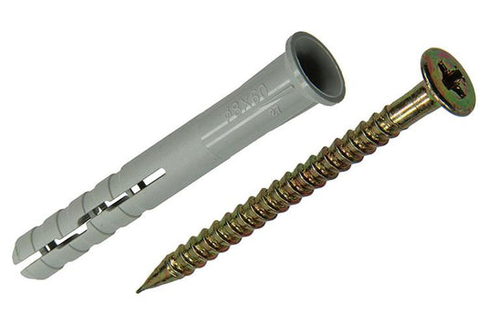 Mack 1019928 - nylon nagelplug polyamide 8 st 8 x 60 mm | 5 stuks