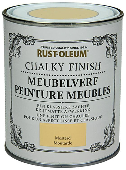 Rust-oleum 1050952 - meubelverf mosterd 750 ml | 1 stuks