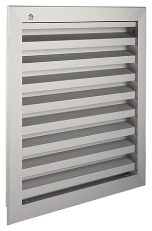 Renson 1006226 - muurrooster inbouw 411 alu f1 300x300mm | 1 stuks