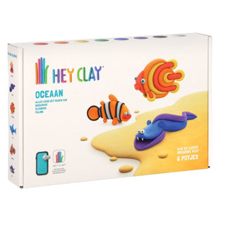 Afbeelding laden in galerijviewer, Hey clay klei oceaan 3 figuren
