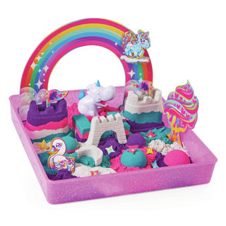 Afbeelding laden in galerijviewer, Spinmaster kinetic sand unicorn kingdom playset
