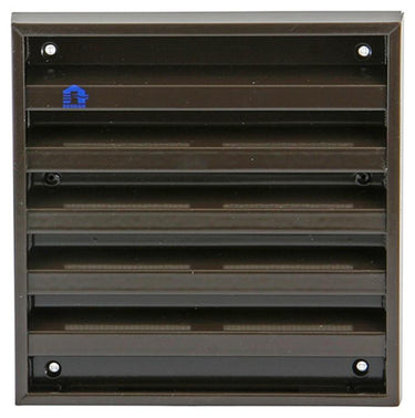Renson 1006234 - muurrooster opbouw 431 alu ral8019 165x165mm | 2 stuks