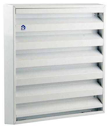 Renson 1006236 - muurrooster opbouw 431 alu ral 9010 225x225mm | 2 stuks