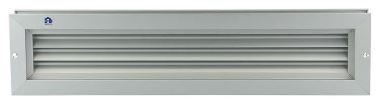 Afbeelding laden in galerijviewer, Renson 1006214 - deurrooster 461 alu f1 425x76mm | 2 stuks
