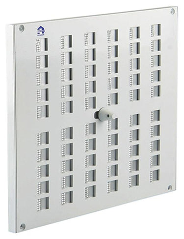 Renson 1006222 - regelbare rooster opb. 4032 alu ral 9010 240x200mm | 2 stuks