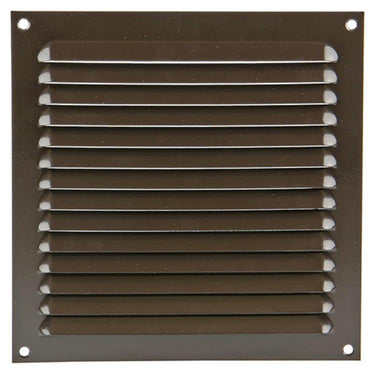 Renson 1015070 - schoepenrooster plat alu bruin200x200mm | 10 stuks
