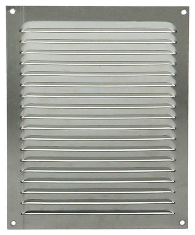 Afbeelding laden in galerijviewer, Renson 1015071 - schoepenrooster plat alu f1 200x250mm | 10 stuks
