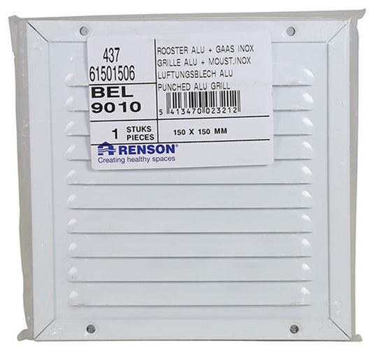 Renson 1008573 - schoep.r. 437 wit 150x150mm | 5 stuks