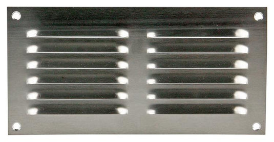 Renson 1006358 - schoepenrooster vlak 438 inox 200x100mm | 5 stuks