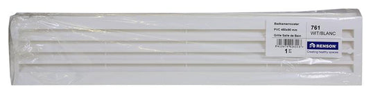 Renson 1006739 - deurrooster pvc 761 wit 450x90mm | 1 stuks