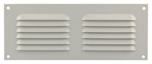 Renson 1006306 - schoepenrooster vlak alu ral 9010 250x100mm | 10 stuks