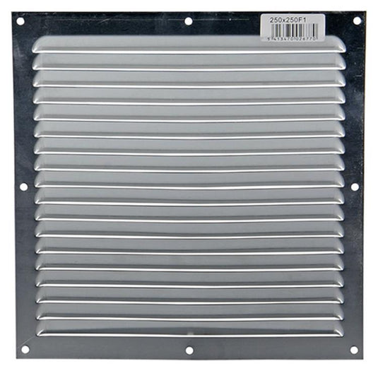 Renson 1006308 - schoepenrooster vlak alu f1 250x250mm | 10 stuks
