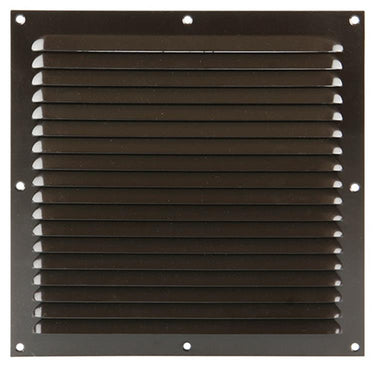 Renson 1006310 - schoepenrooster vlak alu ral 8019 250x250mm | 10 stuks