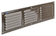 Renson 1006317 - schoepenrooster vlak alu ral 8019 400x100mm | 10 stuks