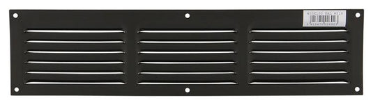 Renson 1006317 - schoepenrooster vlak alu ral 8019 400x100mm | 10 stuks