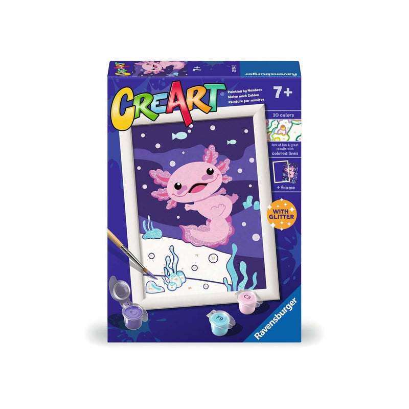 Afbeelding laden in galerijviewer, Ravensburger creart schilderen op nummer - axolotl
