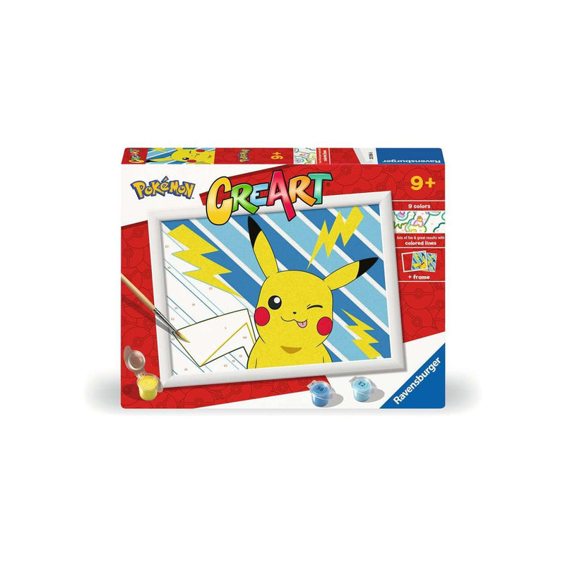 Afbeelding laden in galerijviewer, Ravensburger creart schilderen op nummer - pokémon pikachu
