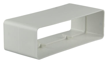 Renson 1006399 - pvc verbindingsstuk 7008 wit 110x55mm | 4 stuks