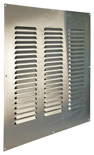 Renson 1006321 - schoepenrooster vlak alu f1 500x500mm | 5 stuks
