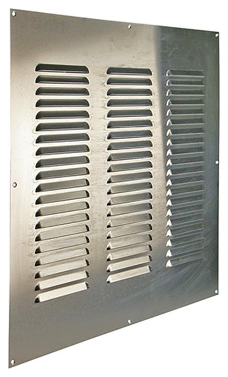 Afbeelding laden in galerijviewer, Renson 1006321 - schoepenrooster vlak alu f1 500x500mm | 5 stuks
