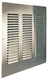 Renson 1006321 - schoepenrooster vlak alu f1 500x500mm | 5 stuks