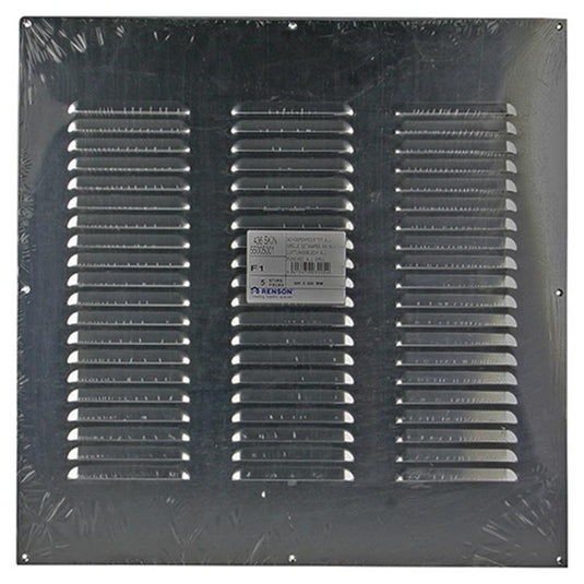 Renson 1006321 - schoepenrooster vlak alu f1 500x500mm | 5 stuks