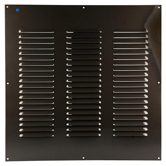 Renson 1006323 - schoepenrooster vlak alu ral 8019 500x500mm | 5 stuks