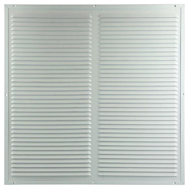 Renson 1006339 - schoepenrooster + kader + mug.opbouw 437 ral9010 500x500mm | 2 stuks