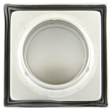 Renson 1006332 - dampkaprooster 641 inox ø 100 | 2 stuks