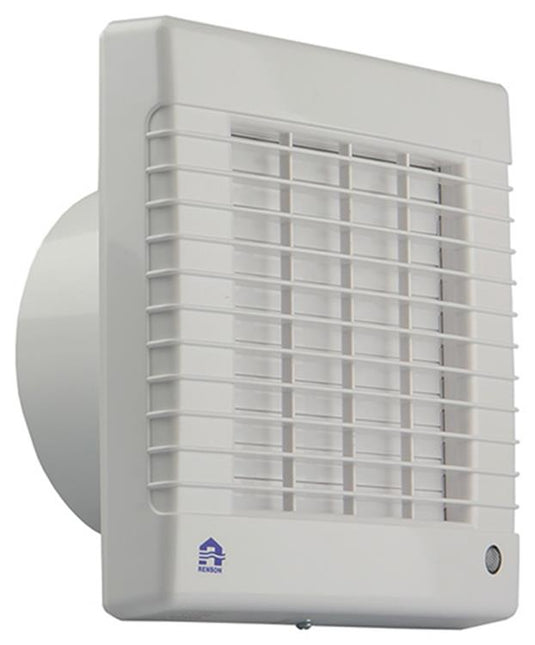 Renson 1006451 - afsluitbare ventilator met timer 7221t wit ø 100 | 2 stuks